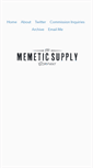 Mobile Screenshot of memeticsupply.com